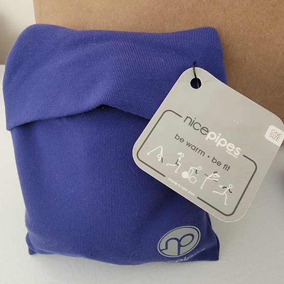 Nice Pipes Arm Warmers Blue One Size - Picture 3 of 4